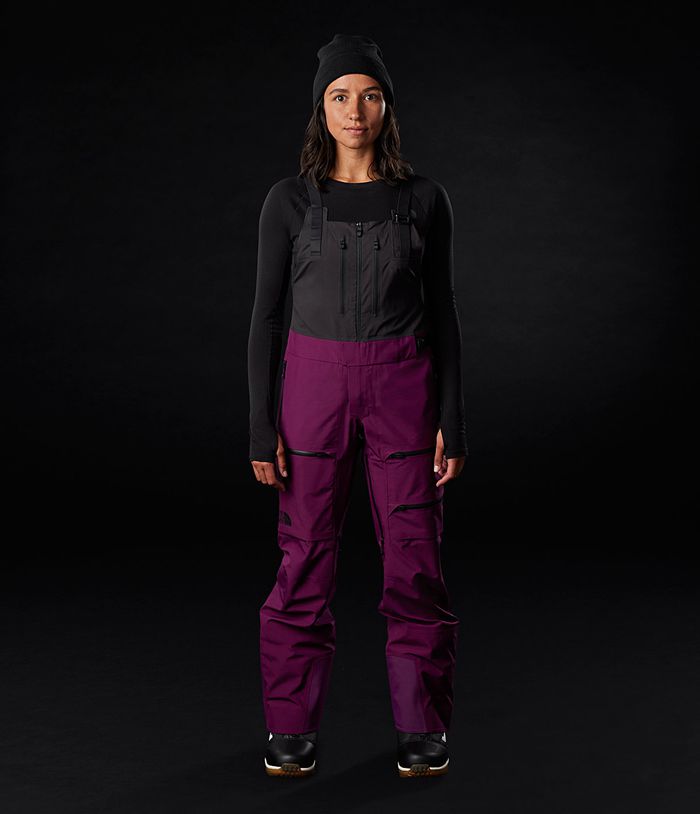 Pantalon Nieve The North Face Mujer Brigandine Futurelight™ Bib - Colombia JYLVSH895 - Moradas